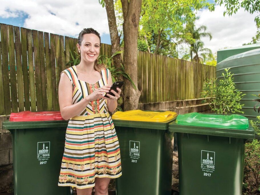 Brisbane Bin and recycling app Cr Sarah Hutton